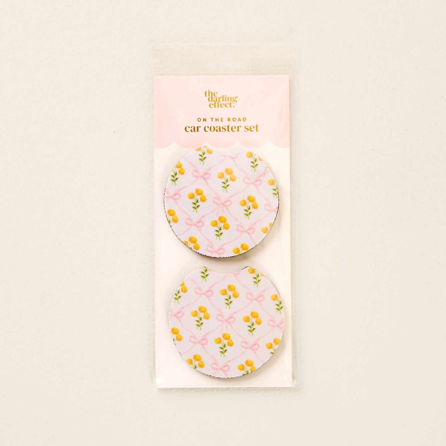 On the Road Car Coaster Set-Marigold Lane Pink