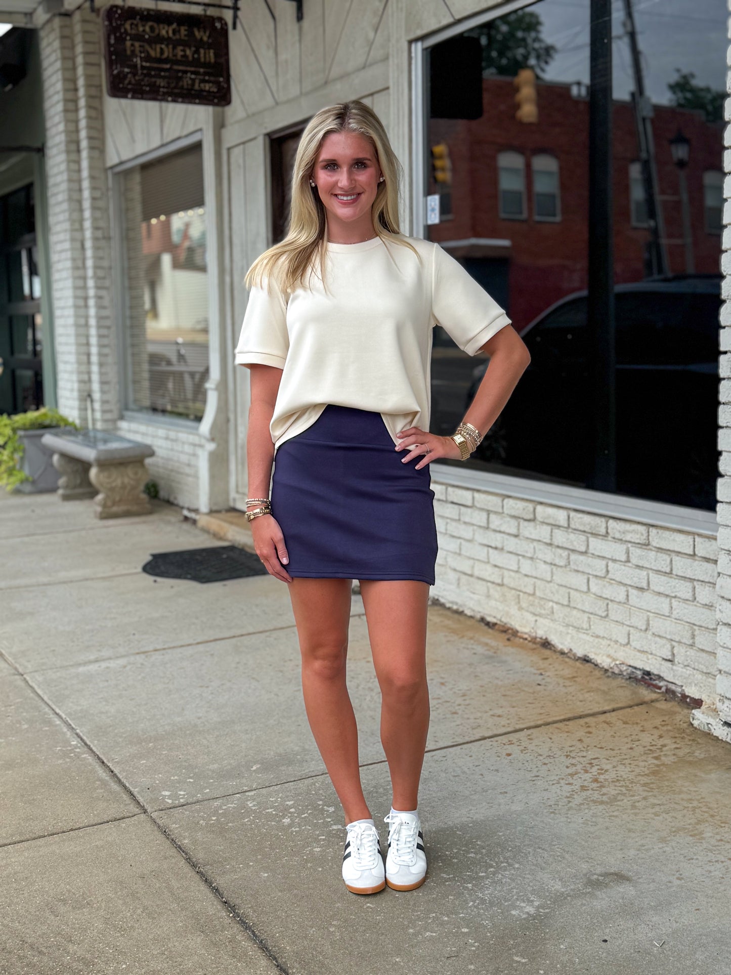 Sophia Skort in Navy