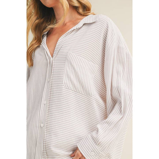 DeAnn Relaxed Button Down