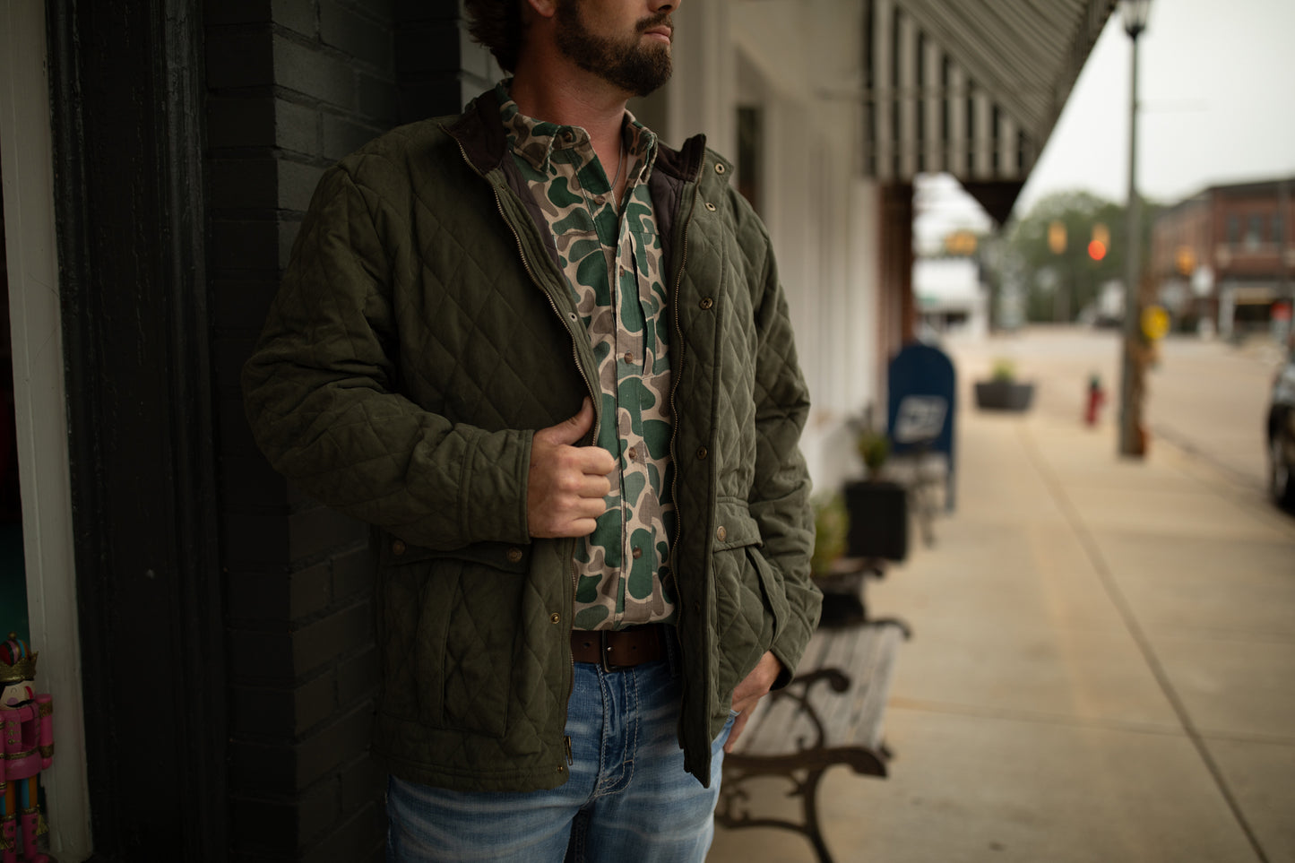 The Dean Jacket in Green