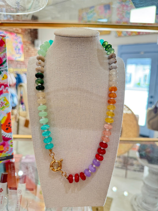 Rondelle Multicolor Necklace