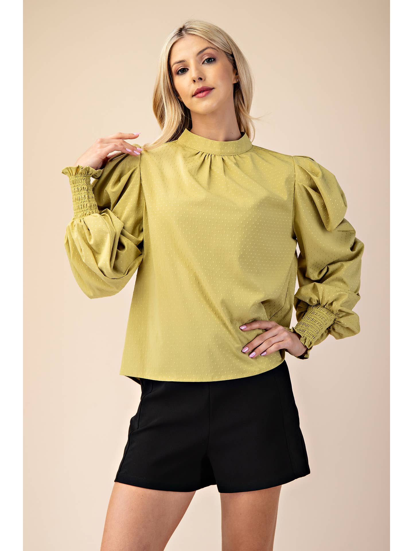 Abby Top in Lime