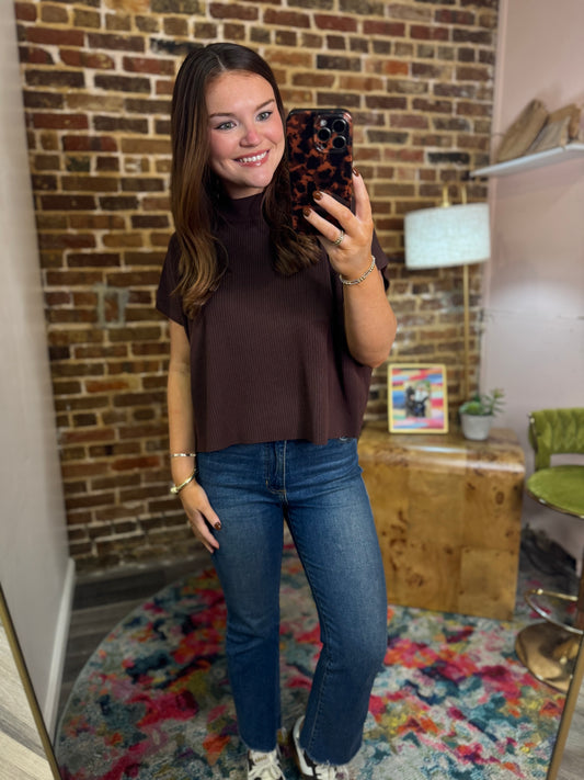 Harper Sweater in Brown