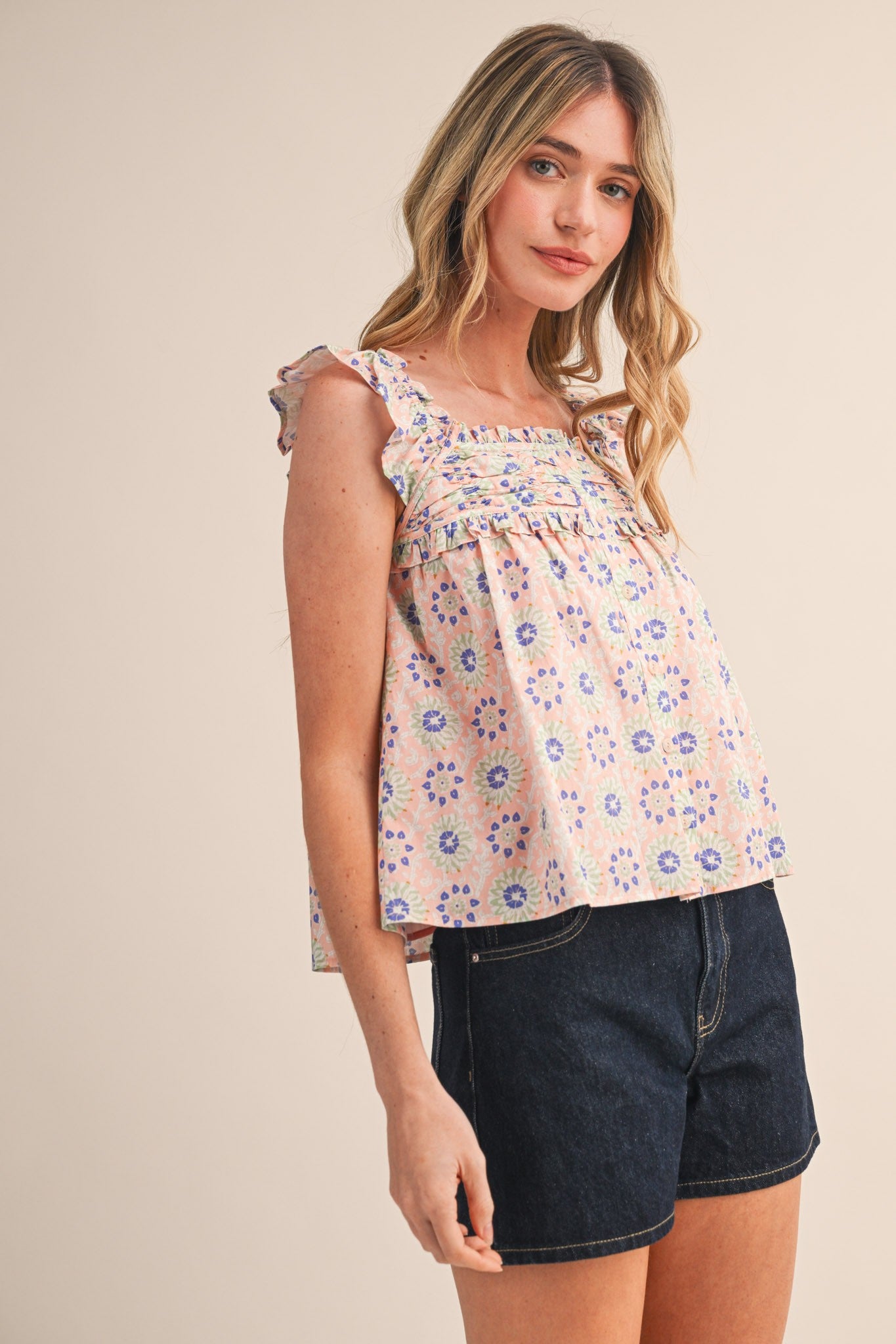 The Peachy Pop Top