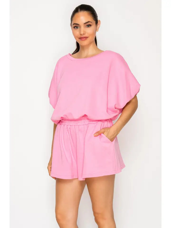 The Pink French Terry Set