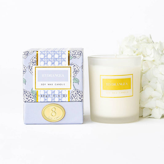 Hydrangea 5.6oz Soy Wax Candle