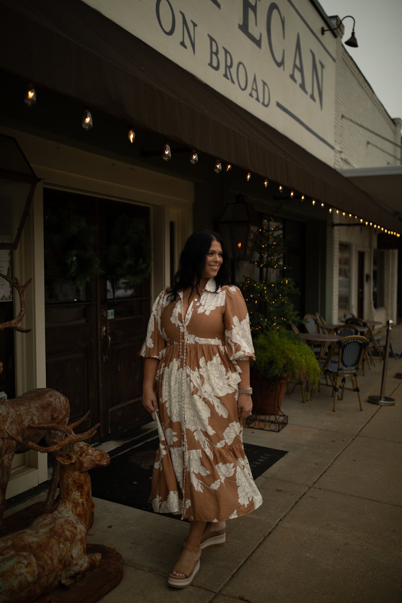 Danielle Dress in Camel