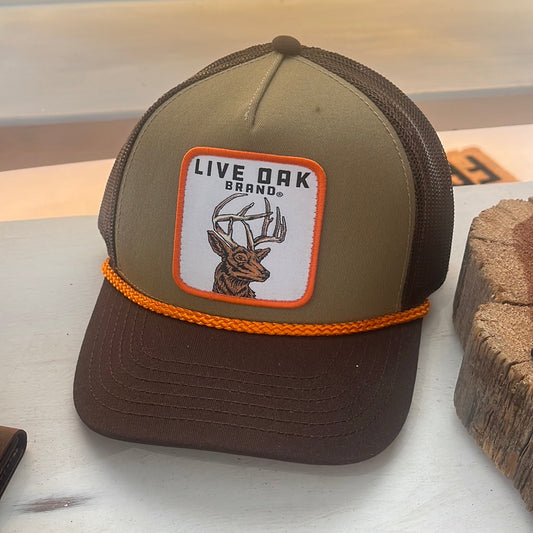 Live oak deer hat