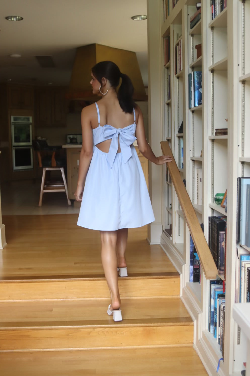 Anna Dress in Baby Blue