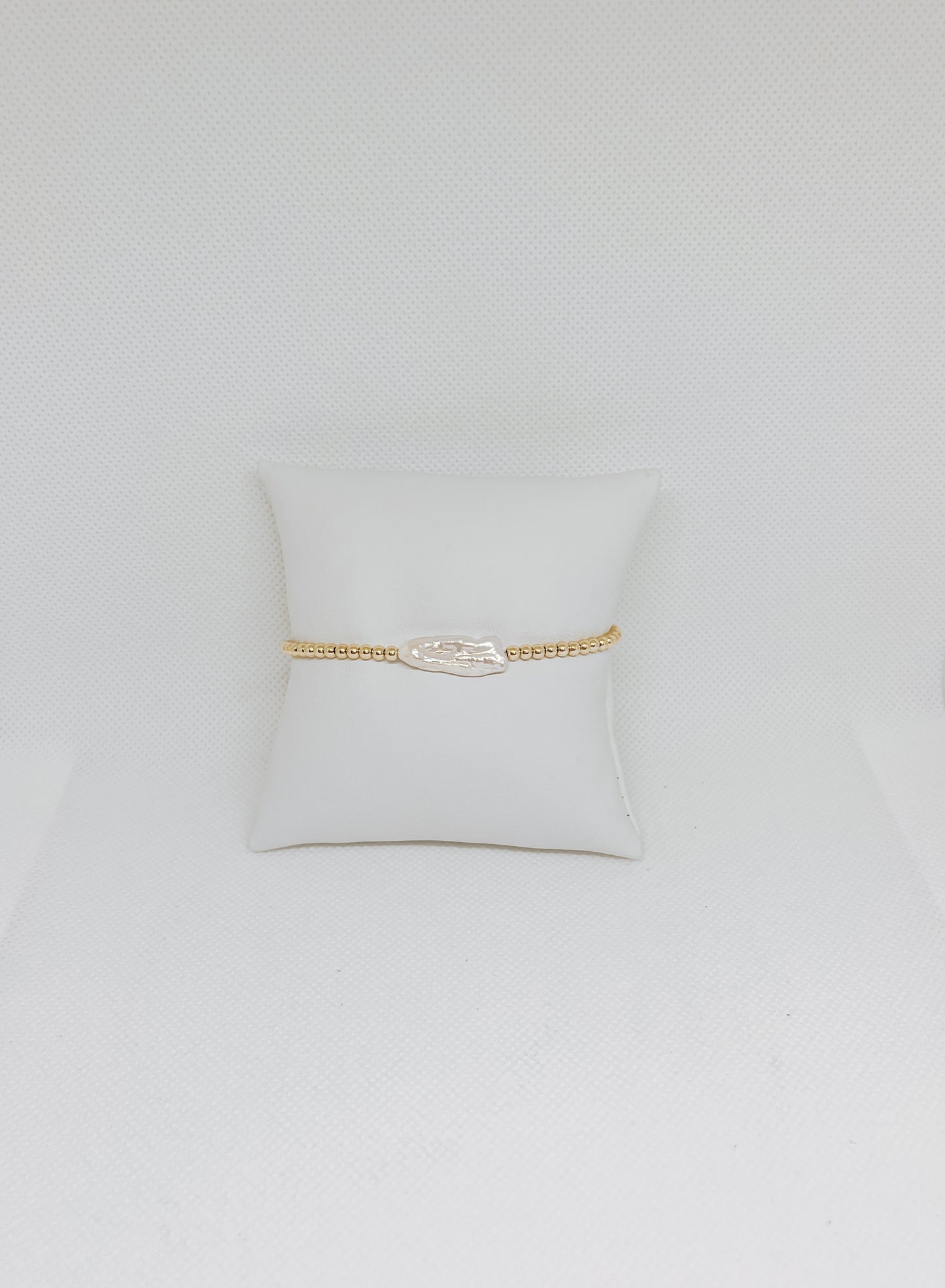 Chrishell gold bead bracelet