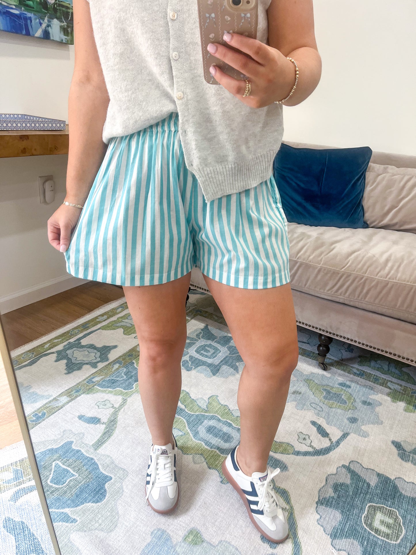 The Jones Boxers in Blue Stripe