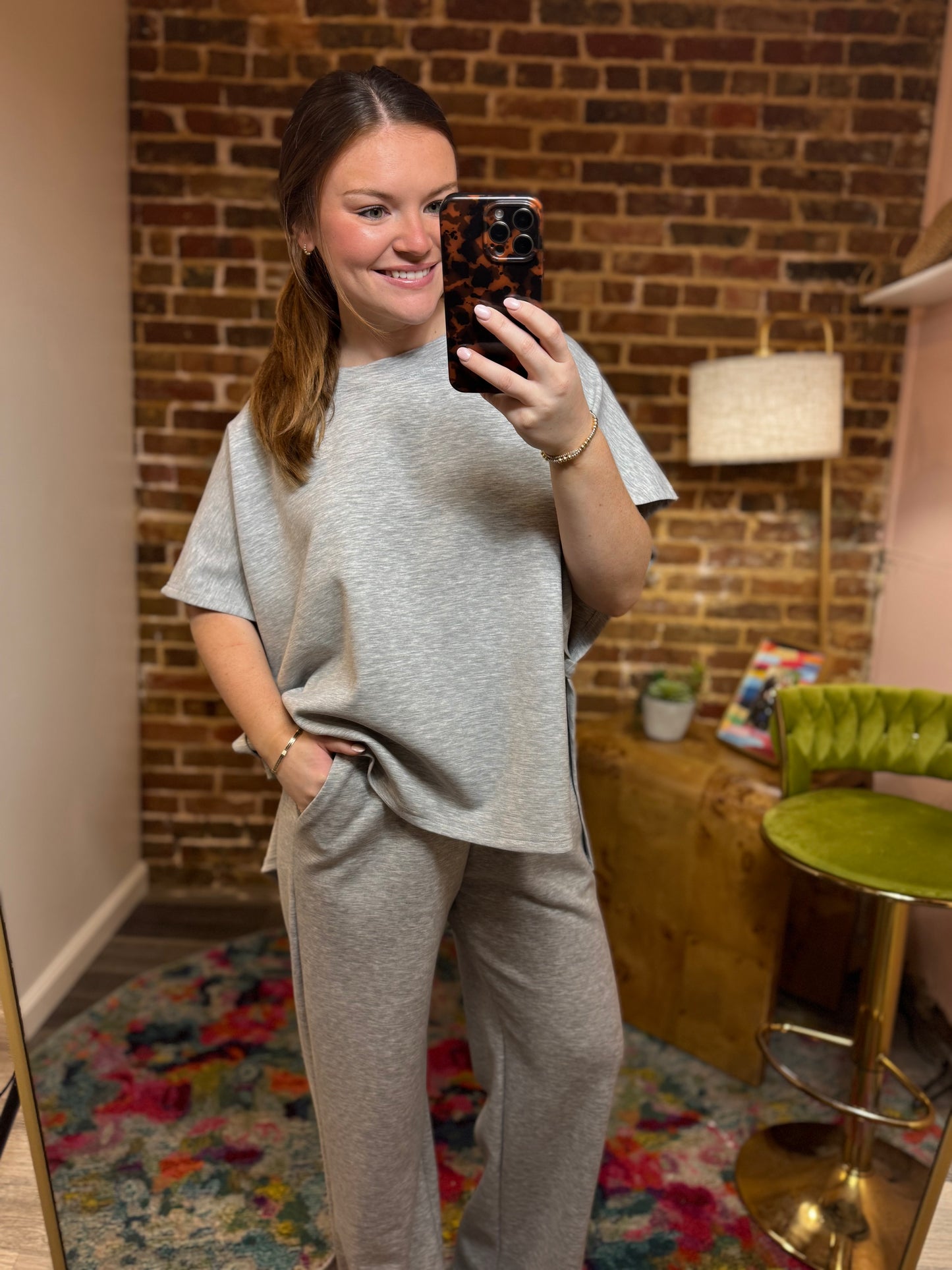 Blake Pants in Heather Grey