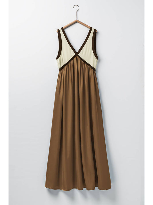 Emily Contrast Midi Dress