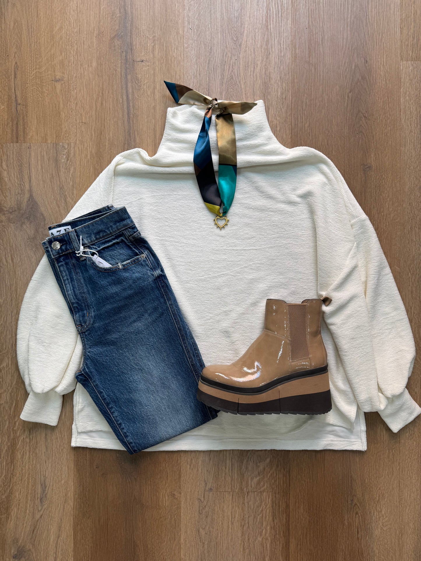 Jamie Sweater in White