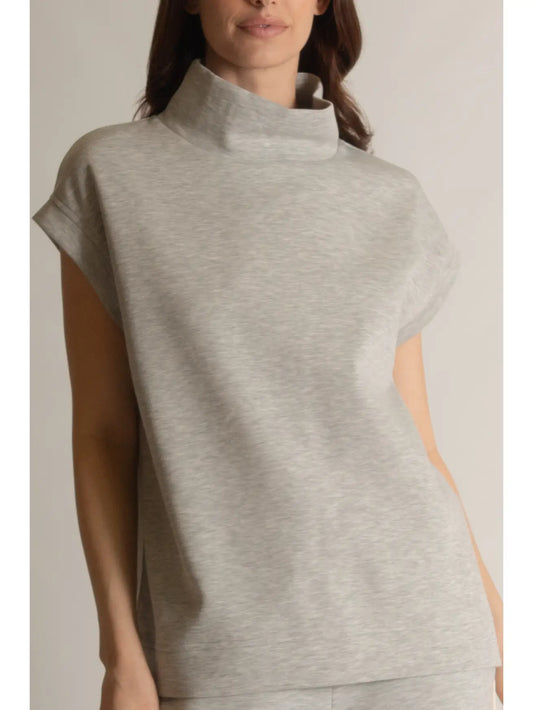 Remi Top in Heather Grey