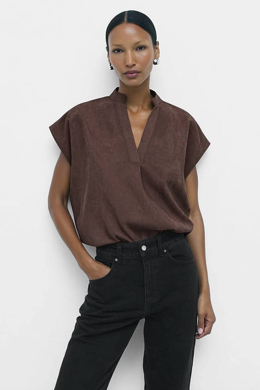 Taylor Top in Chocolate