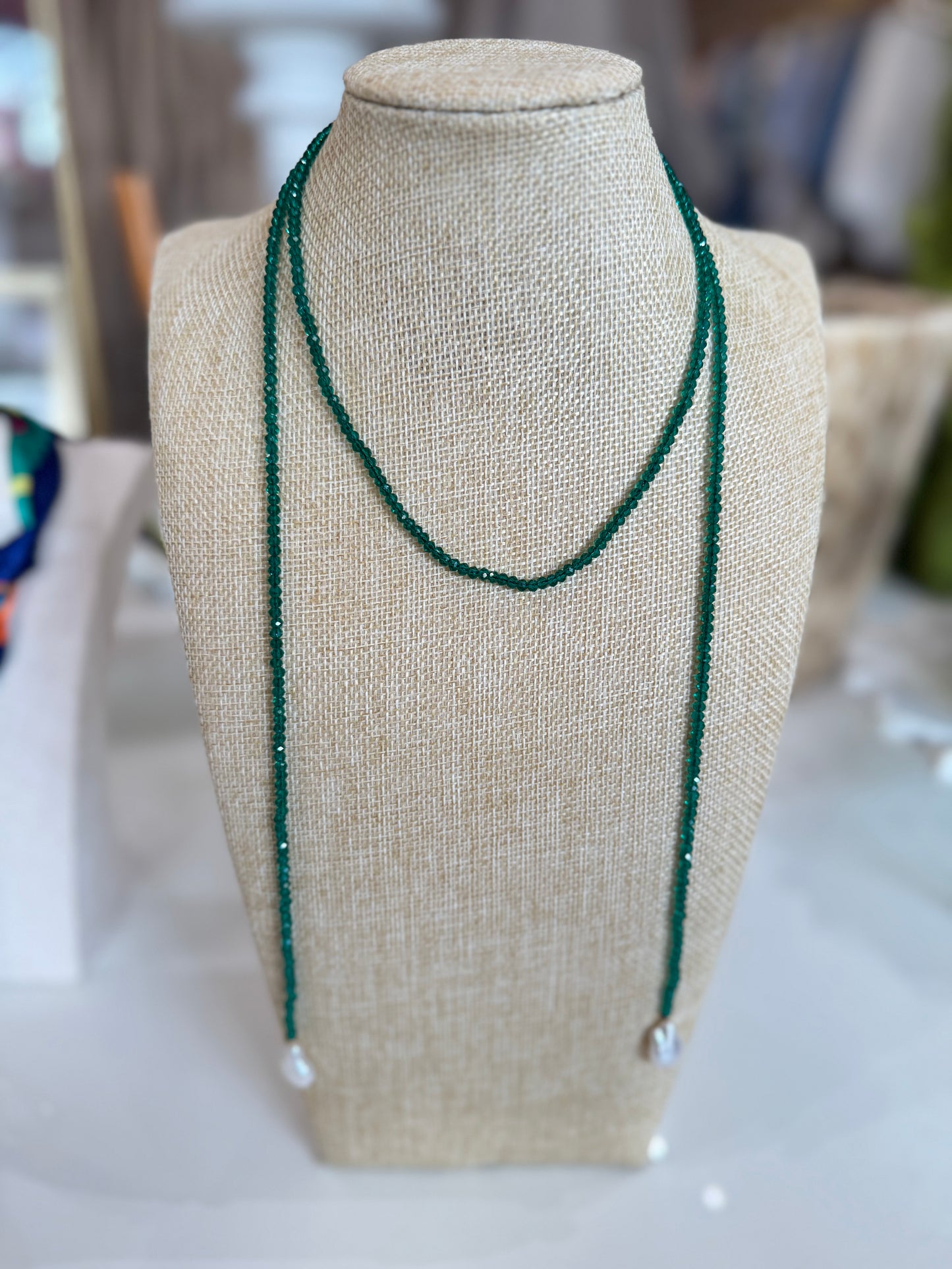 Green Wrap Necklace