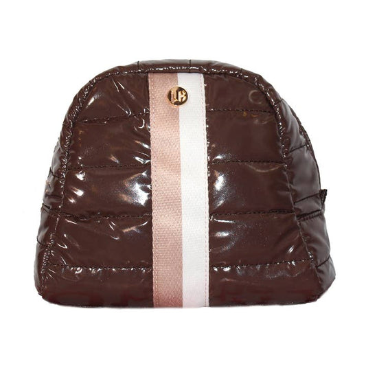 The Irene Cosmetic Bag- Cocoa