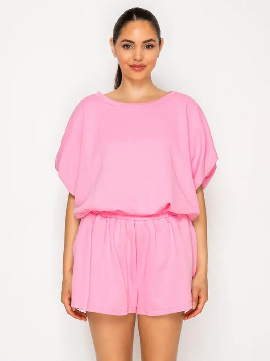 The Pink French Terry Set