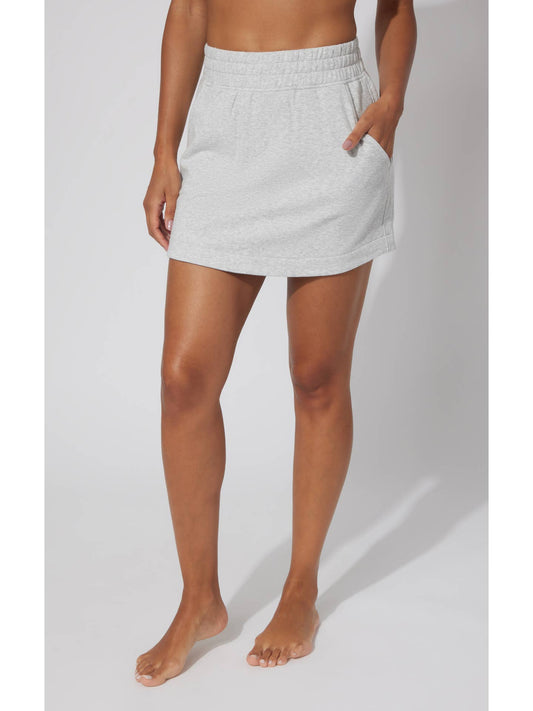 Cloud Curbed Hem Skort