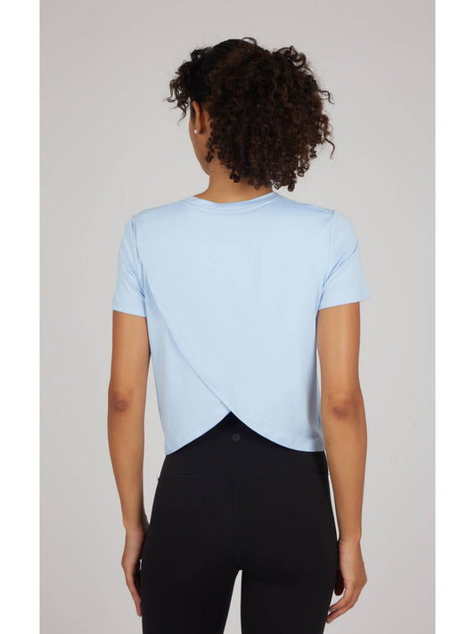 Short Sleeve Tee with Tulip Back