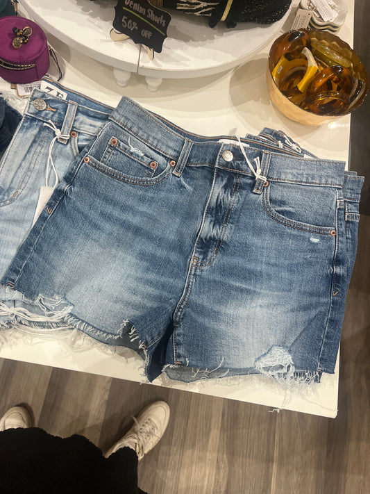 Trouble maker high rise shorts