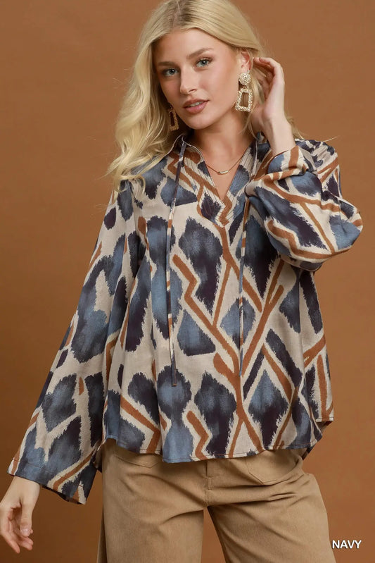 The Chaney Top in Navy