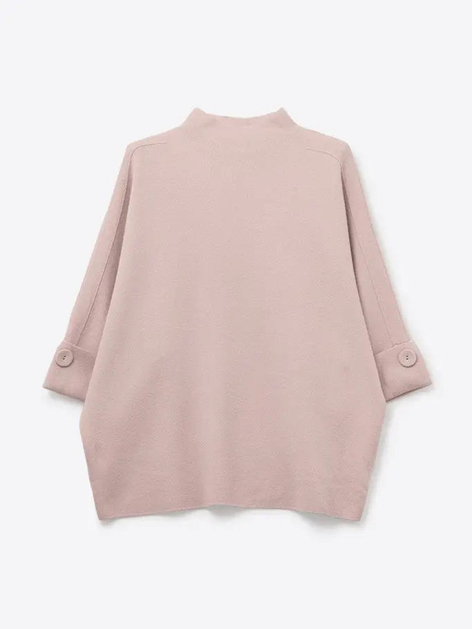 The Faucy Sweater Top in Pink