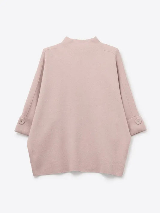 The Faucy Sweater Top in Pink