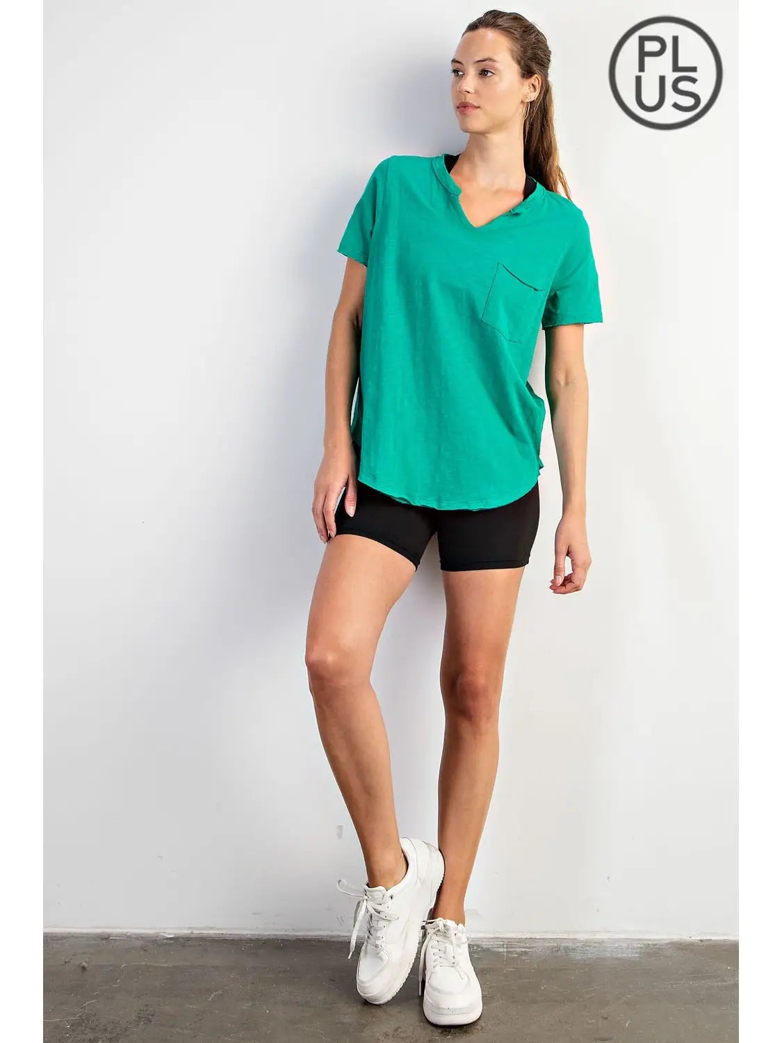 Megan Tee in Kelly Green