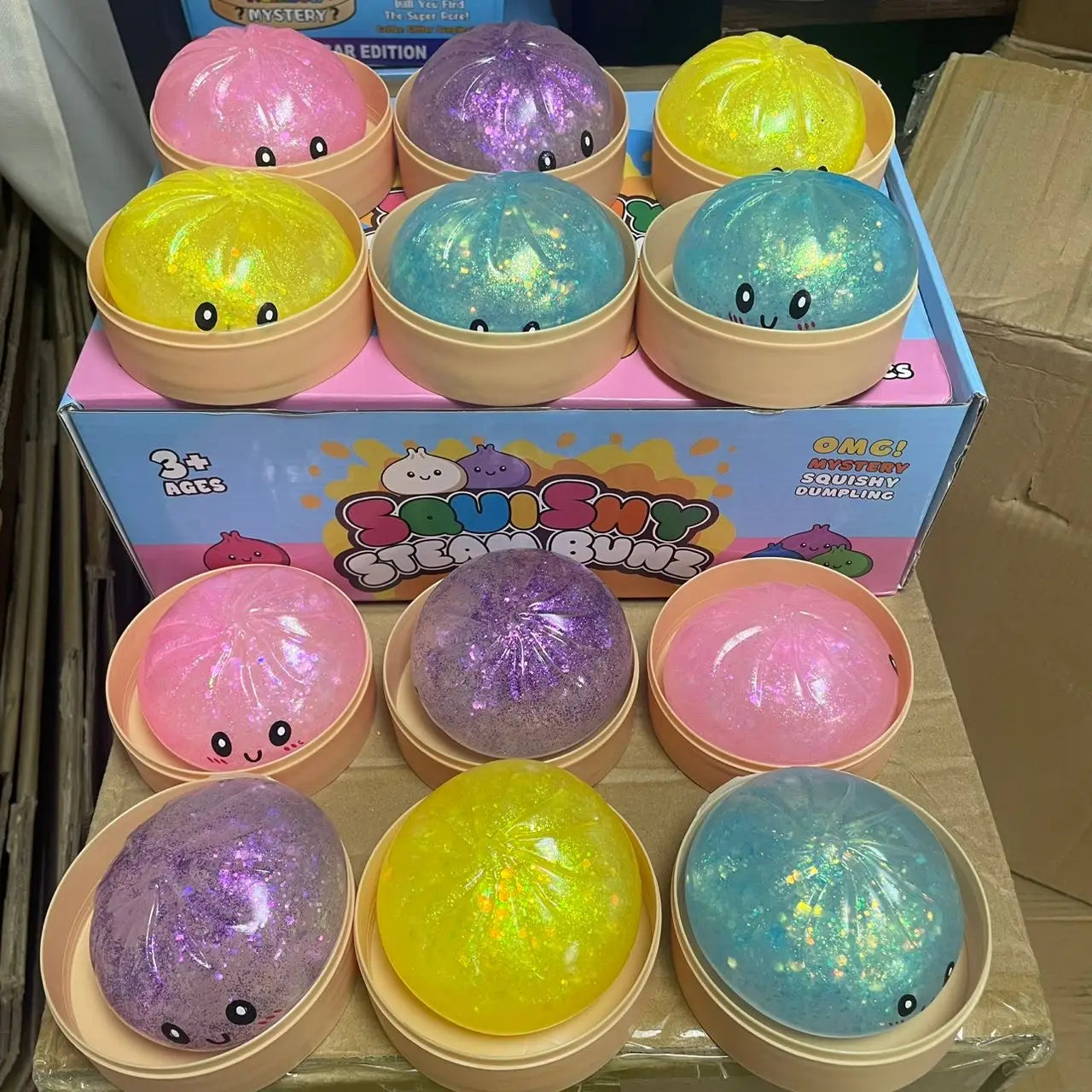 Mystery Rainbow Tie Dye Squishy  Dumpling  –