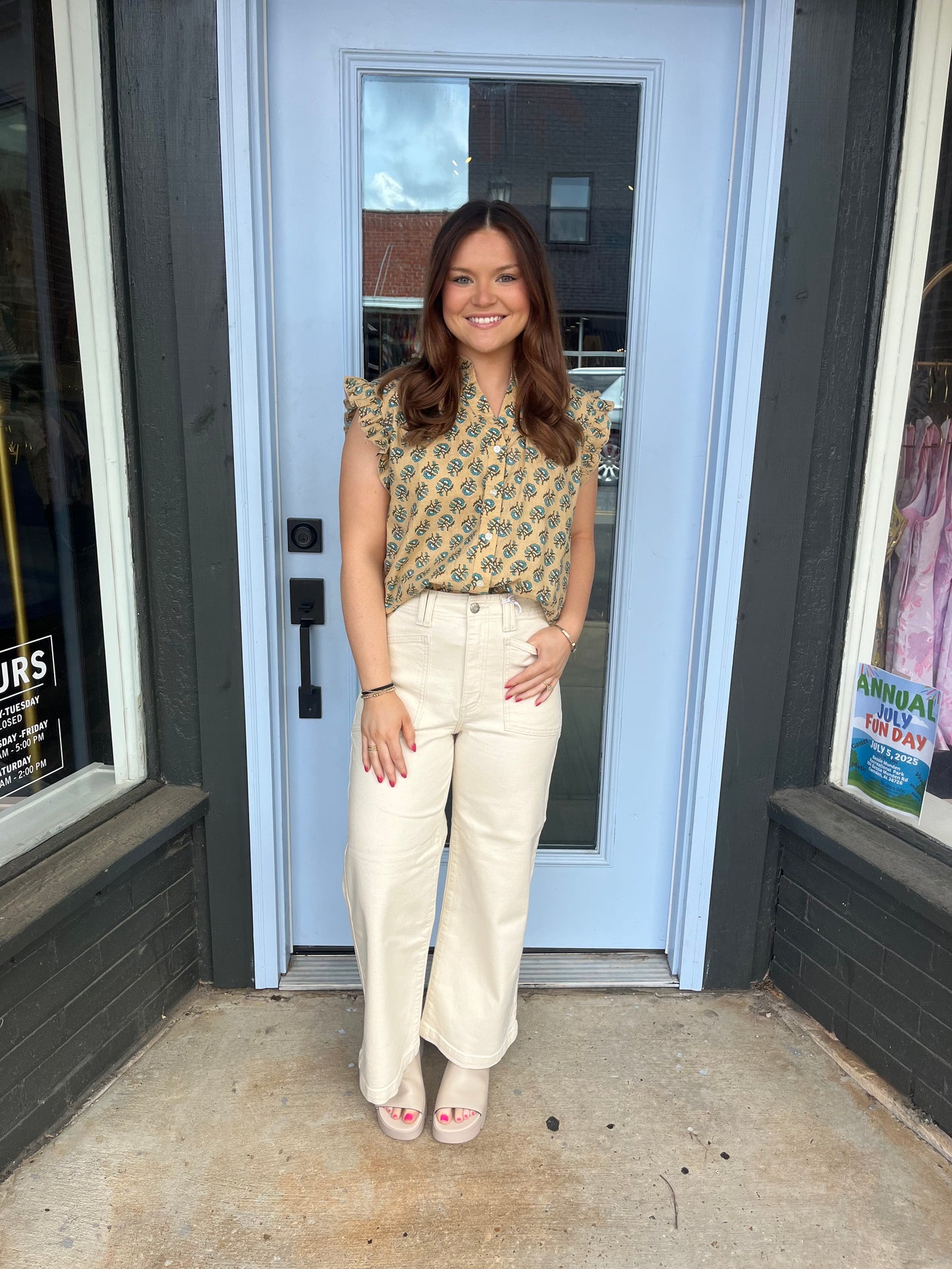 Valley Girl Wide Leg in Raw Cut