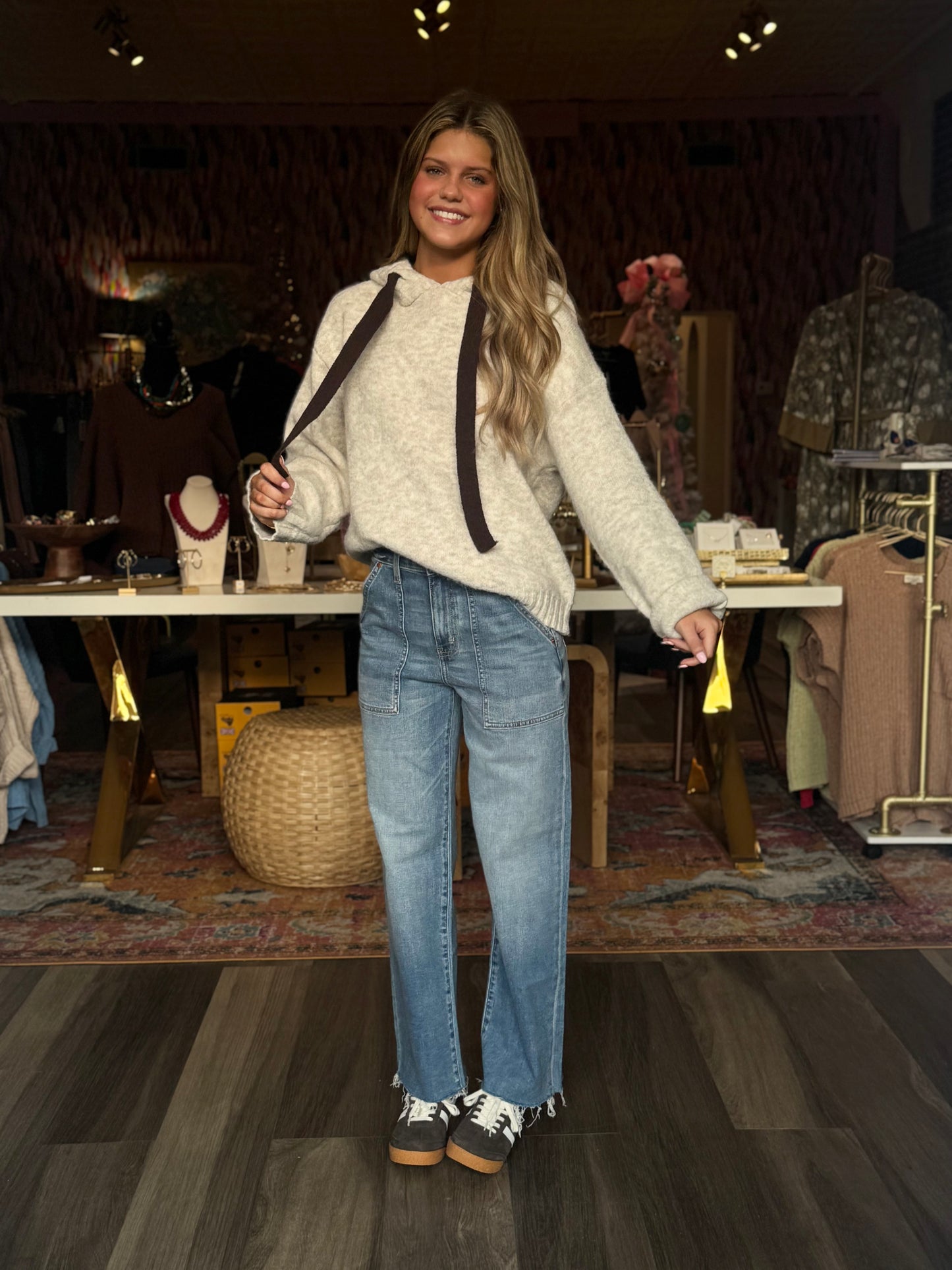 Madison Sweater in Oatmeal