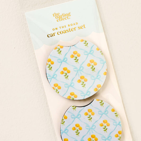 On the Road Car Coaster Set-Marigold Lane Blue