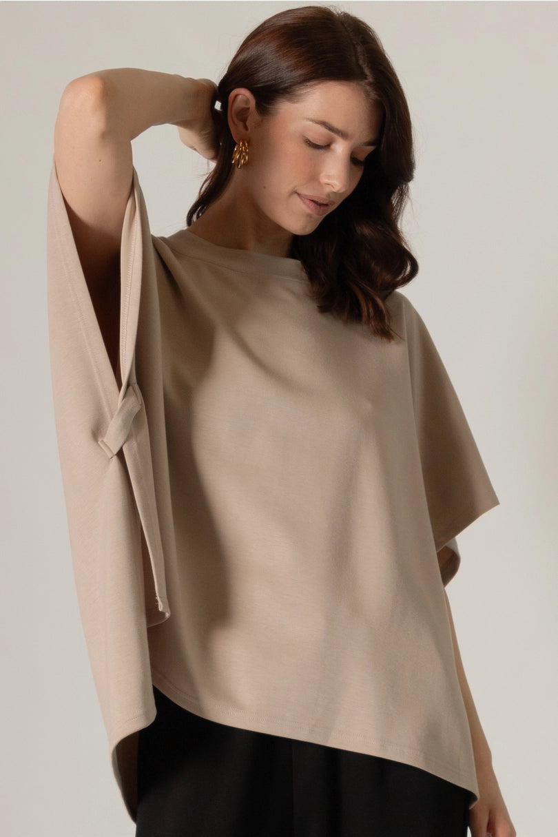 Connor Top in Taupe