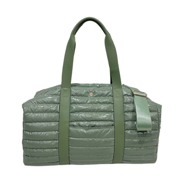 The Cassie Weekender Duffle Bag- Sage