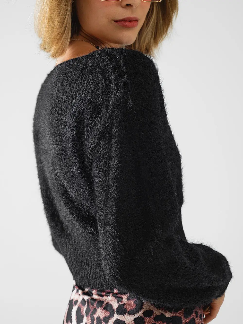 The Greta Sweater in Black