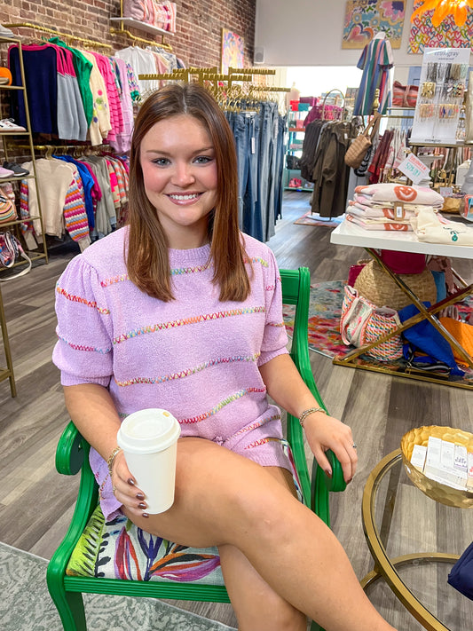 Macy shorts in Lavender