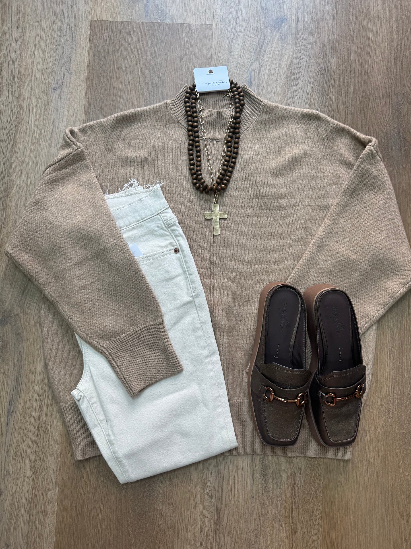 Stacy Sweater in Taupe