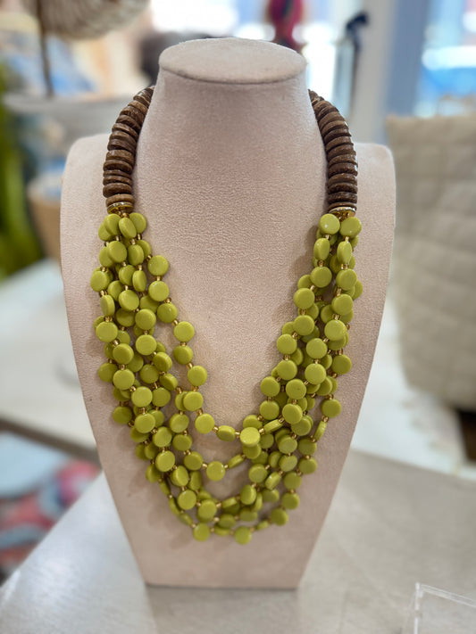 Layered Beaded Necklace in 3 colors