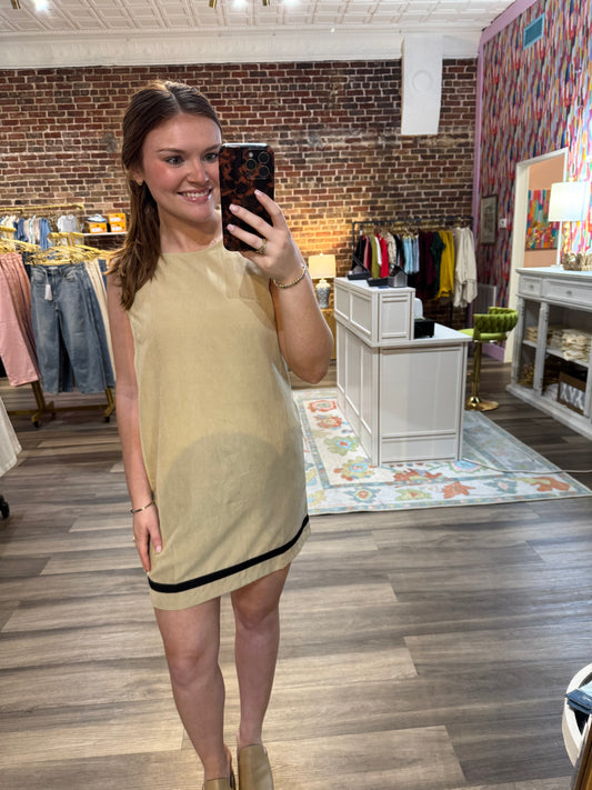 Ashley Suede Mini in Tan