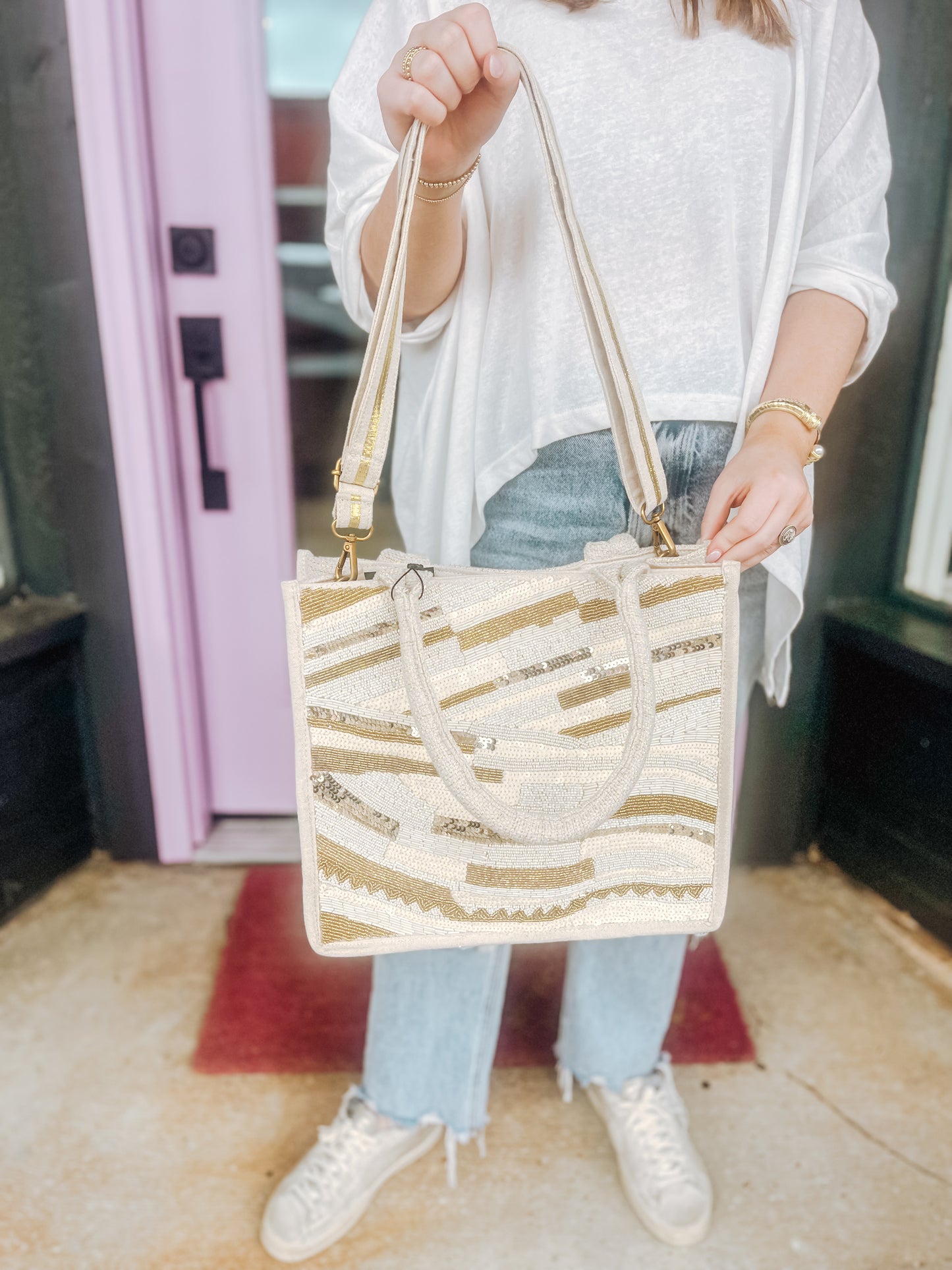 Winter White Tote