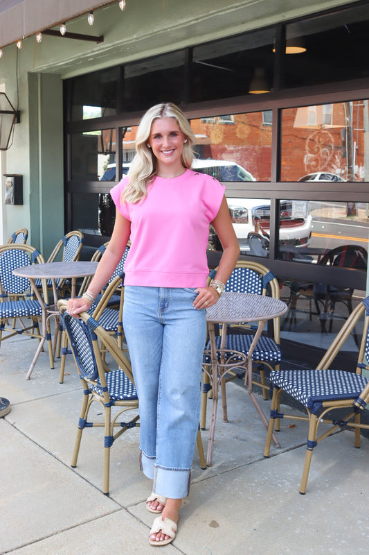 Lorraine Top in Pink