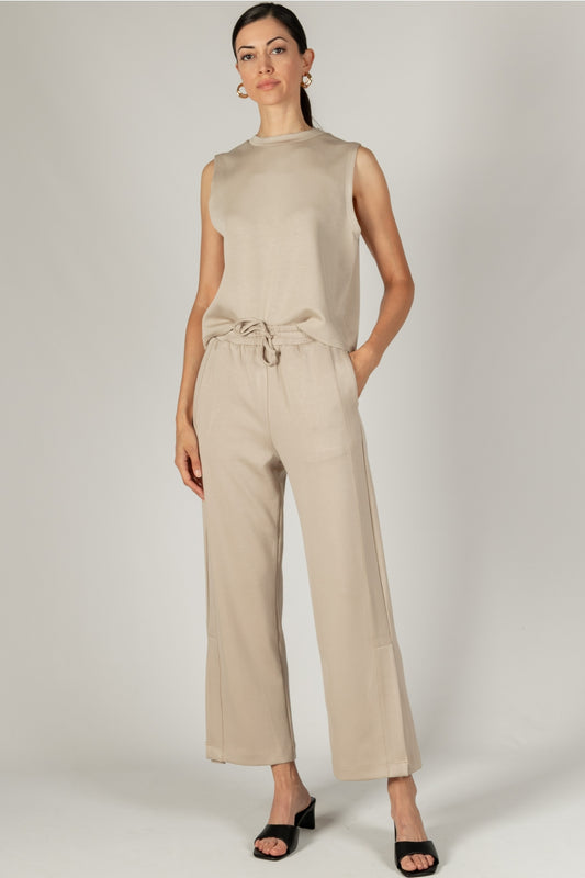 Scuba Pants-Taupe