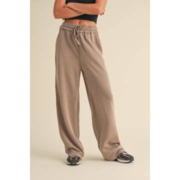 Kimberly Wide Leg Pants in Taupe