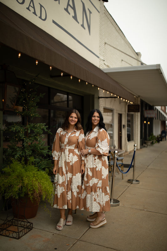 Danielle Dress in Camel