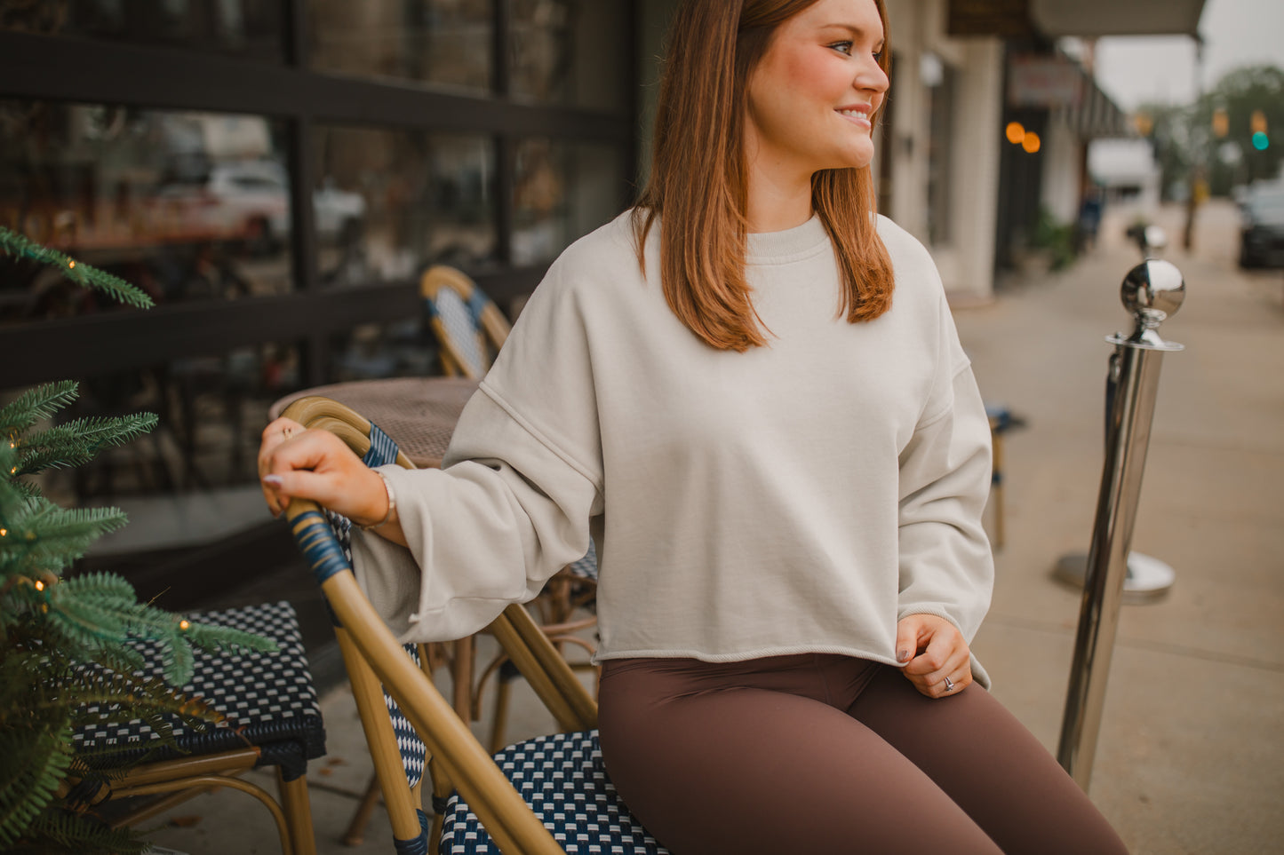 Brooke Top in Mushroom