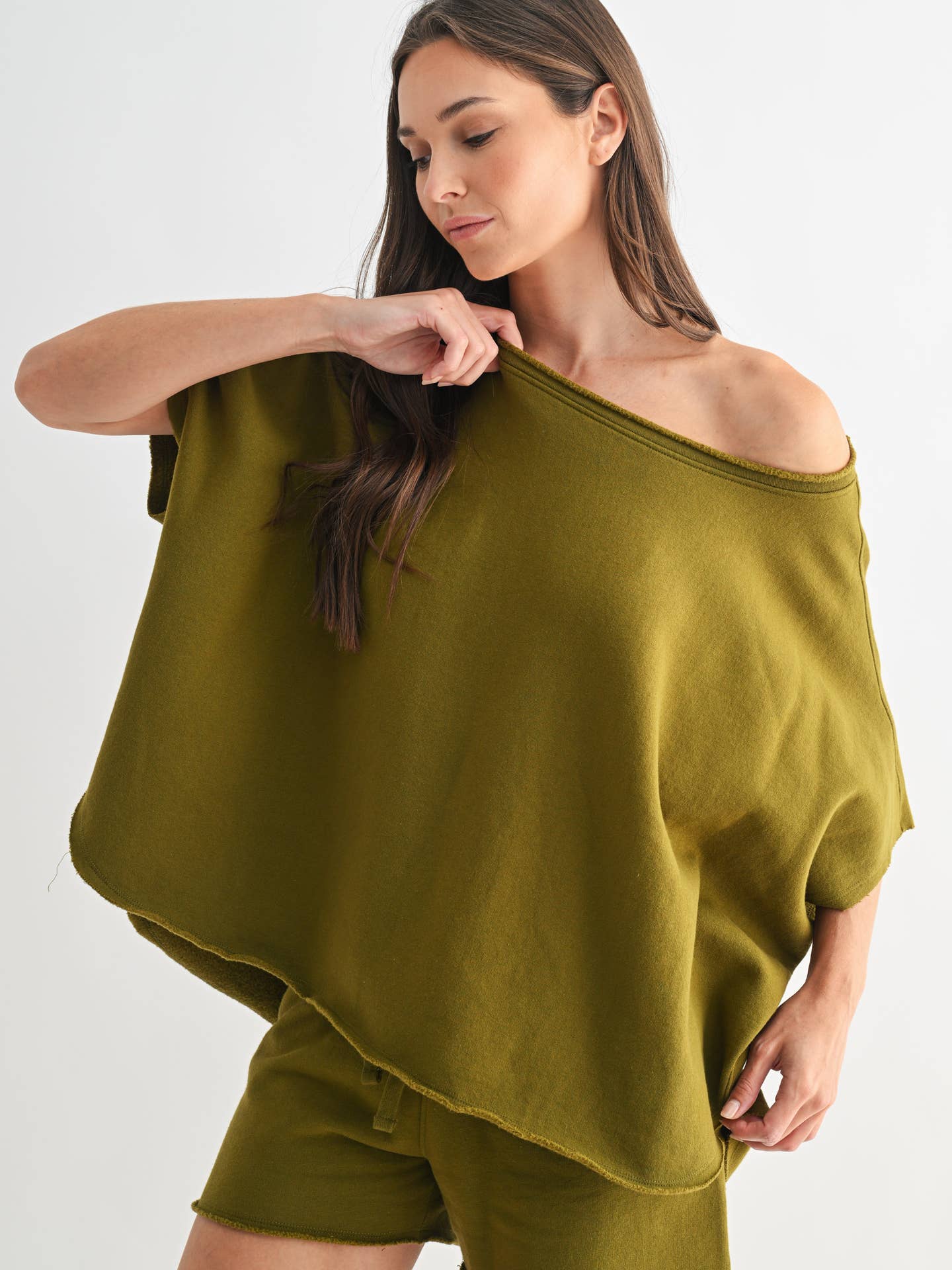 Lauren Top in Camo Green