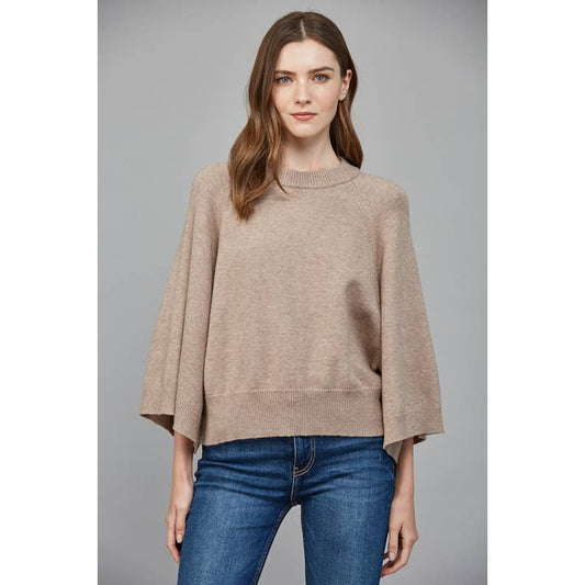 Reglan Short Wide Sleeve Sweater