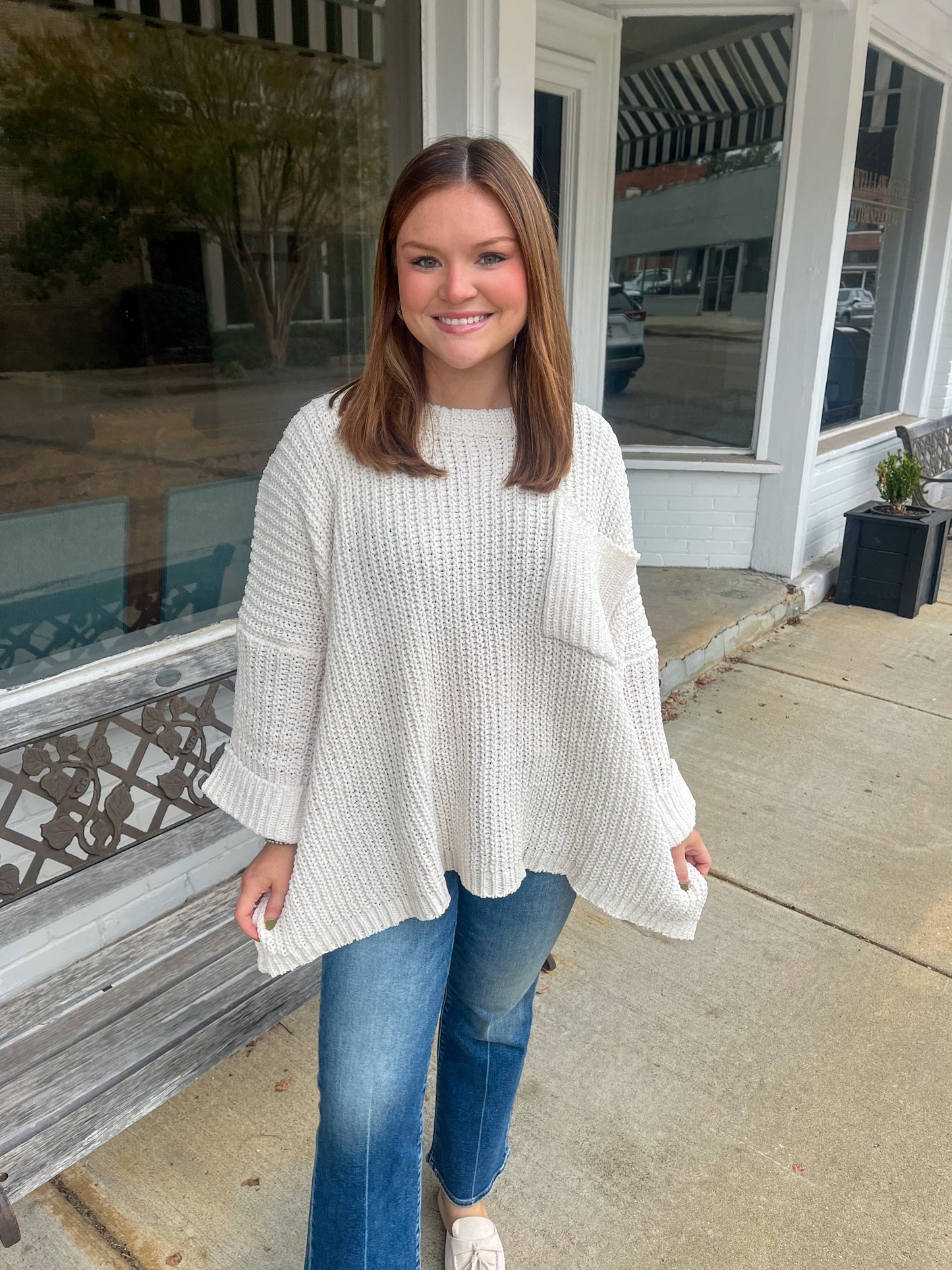 Libby Sweater in Ivory